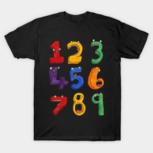 Numberblocks - Funny Numbers for kids T-Shirt